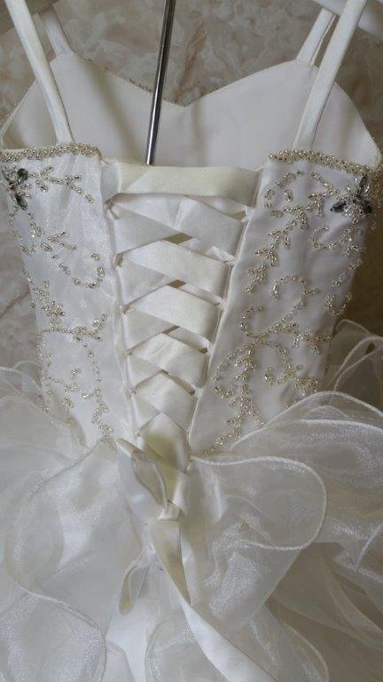 beaded embroidery mini gown